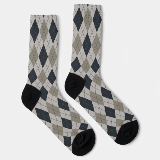 Chaussette Gray Argyle  (Droite)