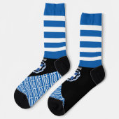 Chaussette Grèce, mode, drapeau grec, patriotique (Gauche)