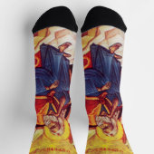 Chaussette Greek orthodox icon of Prophet Elijah (Haut)