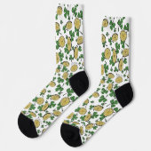 Chaussette Green and Gold St Patrick's Lucky You Shamrock (Gauche)
