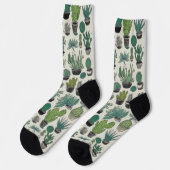 Chaussette Green Cactus Pattern (Gauche)