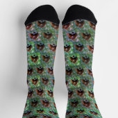 Chaussette Green King Charles Cavalier Spaniel, Chaussettes d (Haut)