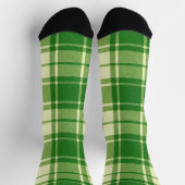 Chaussette Green Plaid St. Patrick's Day  (Haut)