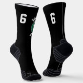 Chaussette Green Volleball Custom Nom de l'équipe et numéro d (Angulaire)
