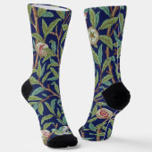 Chaussette Grenade et Petit Oiseau, William Morris (Angulaire)