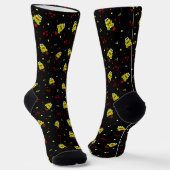 Chaussette Grenouille avec roses (Angulaire)
