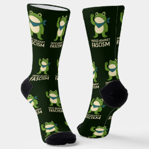 Chaussette Grenouilles Contre le Fascisme Manifestation de Gr