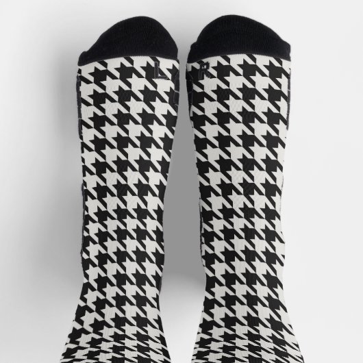 Chaussette Grey Houndstooth (Haut)