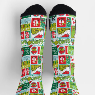 Chaussette Grinch Joyeux Grinchmas Patron
