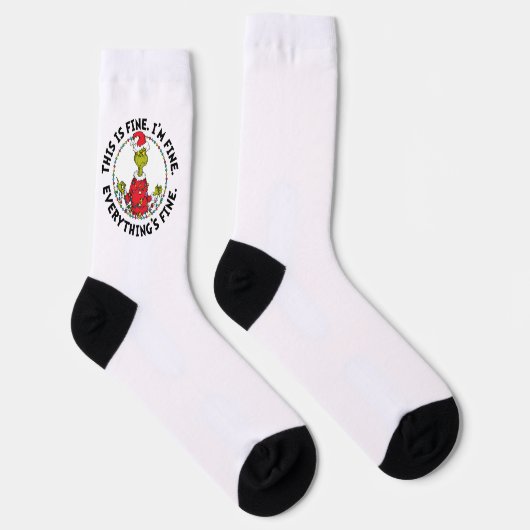 Chaussette Grinch | Tout va bien (Droite)