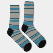 Chaussette Gris et bleu (Droite)