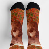 Chaussette Grizzly Bear Cub dans Fireweed Peinture Art de la (Haut)