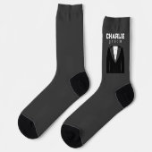 Chaussette Groom Tuxedo (Gauche)