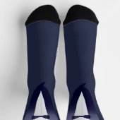 Chaussette Groomsman Man of Honor Blue Tuxedo Chaussettes Mar (Haut)