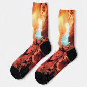 Chaussette grotte claire (Gauche)