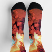 Chaussette grotte claire (Haut)