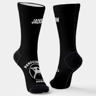 Chaussette Groupe Amusant en Tenue de Manchot