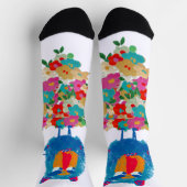 Chaussette Grumpy Giant on Pastel Blooms (Haut)