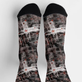 Chaussette Grunge, abstrait. (Haut)