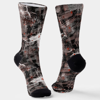 Chaussette Grunge, abstrait.