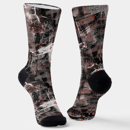Chaussette Grunge, abstrait. (Angulaire)