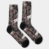 Chaussette Grunge, abstrait. (Droite)