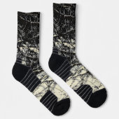 Chaussette Grunge abstrait (Droite)