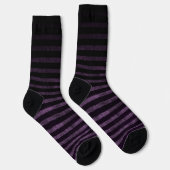 Chaussette Grunge Ombre noir et violet (Droite)