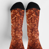 Chaussette Grunge rouille texture (Haut)