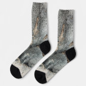 Chaussette Grunge texture de béton (Gauche)