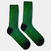 Chaussette Grunge texture verte (Droite)