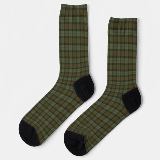 Chaussette Gunn Patiné Original Scottish Tartan Sock (Gauche)