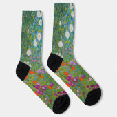Chaussette Gustav Klimt - Jardin des fleurs (Droite)