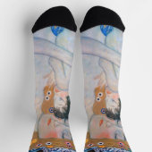 Chaussette Gustav Klimt - Mère et Enfant (Haut)