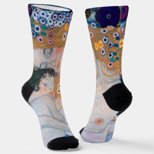 Chaussette Gustav Klimt - Mère et Enfant (Angulaire)
