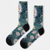Chaussette Gustave Caillebotte - Lit de marguerites, détails (Gauche)