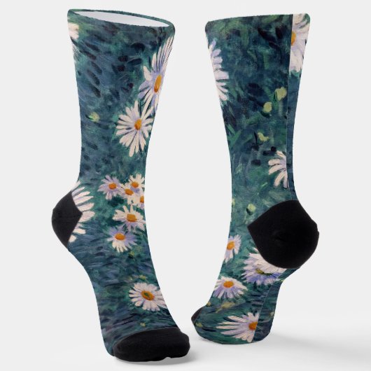 Chaussette Gustave Caillebotte - Lit de marguerites, détails (Angulaire)