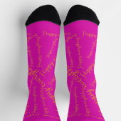 Chaussette Habits fériés roses (Haut)