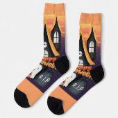 Chaussette halloween (Gauche)