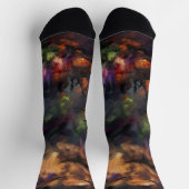 Chaussette Halloween Abstrait (Haut)