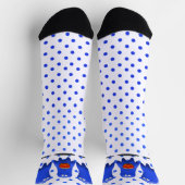 Chaussette Halloween Blue Man Ghosts (Haut)
