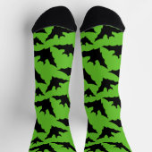 Chaussette Halloween chauves-chauves-souris cool éffrayant mo (Haut)