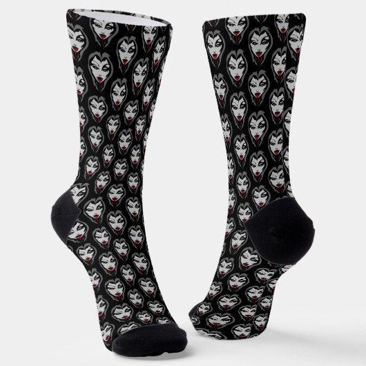 Chaussette Halloween Costume Socks Vampire Girl Socks (Angulaire)