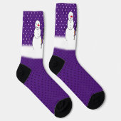 Chaussette Halloween de la famille Snowman (Droite)