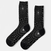 Chaussette Halloween en toiles d'araignées (Gauche)