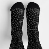 Chaussette Halloween en toiles d'araignées (Haut)
