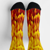 Chaussette Halloween et flammes (Haut)