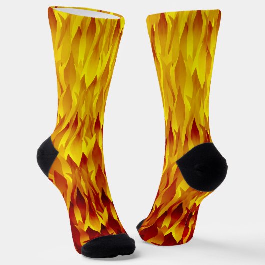 Chaussette Halloween et flammes (Angulaire)