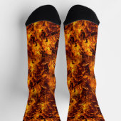 Chaussette Halloween et flammes (Haut)