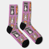 Chaussette Halloween fantôme mignon (Droite)